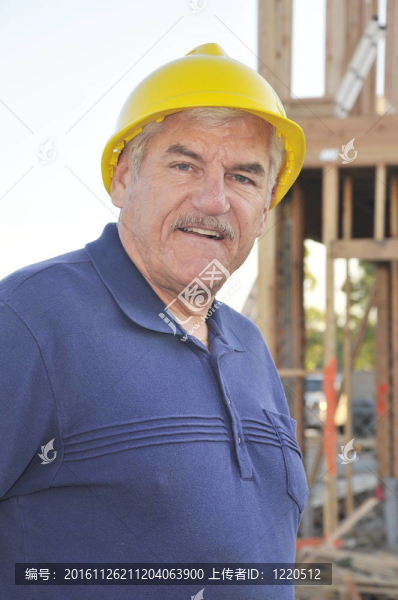 成熟的建筑工人