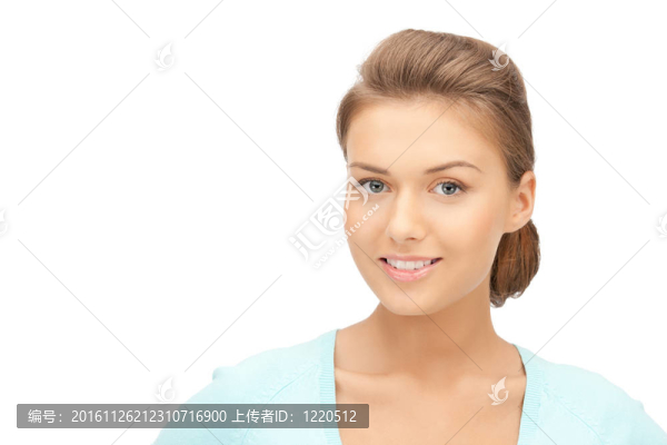 幸福和微笑的女人