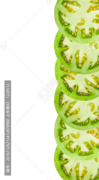 綠色番茄片