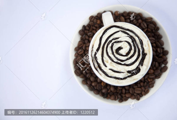 一杯咖啡。