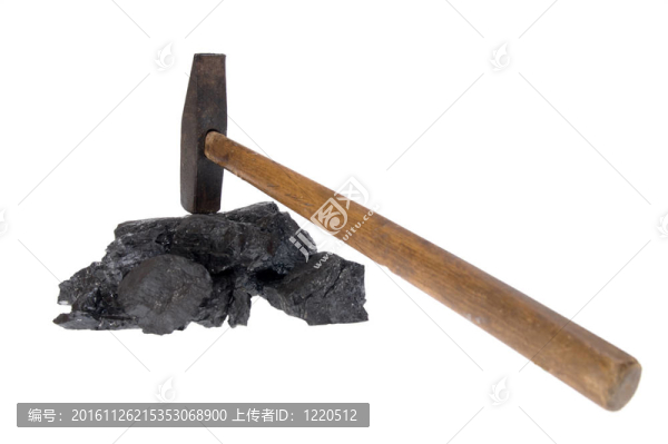 孤立錘煤；碳塊