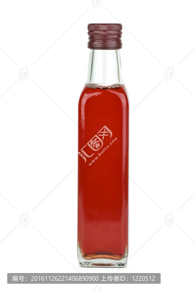 紅酒醋的玻璃瓶