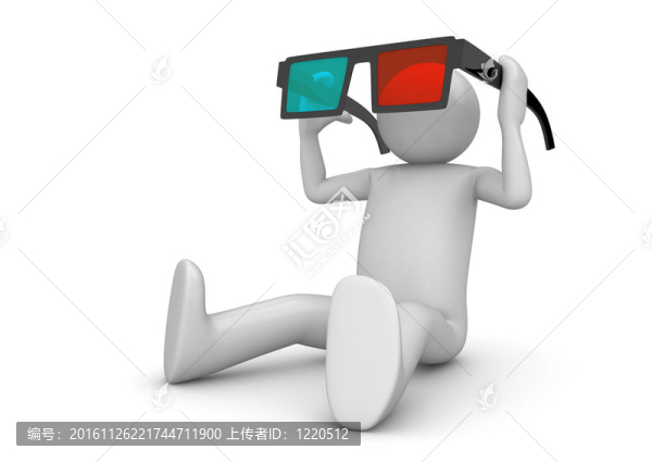 3D電影的游客