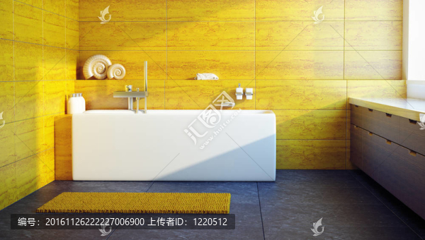 浴室的現(xiàn)代室內(nèi)設(shè)計(jì)