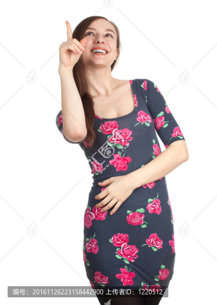 穿長(zhǎng)發(fā)的年輕女子