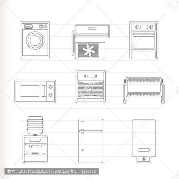 家用電子設(shè)備圖標(biāo)