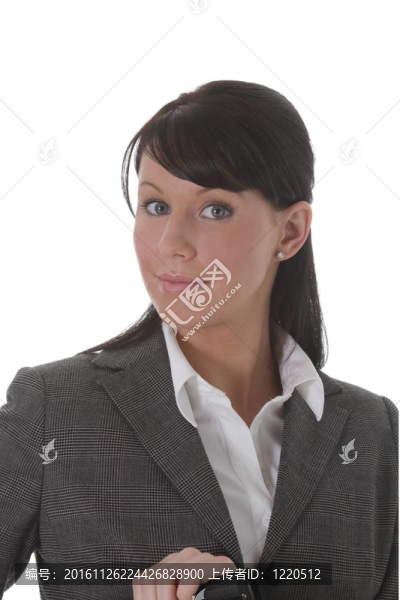 有投資組合的年輕商業(yè)女性