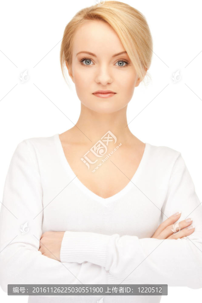 平靜友好的女人