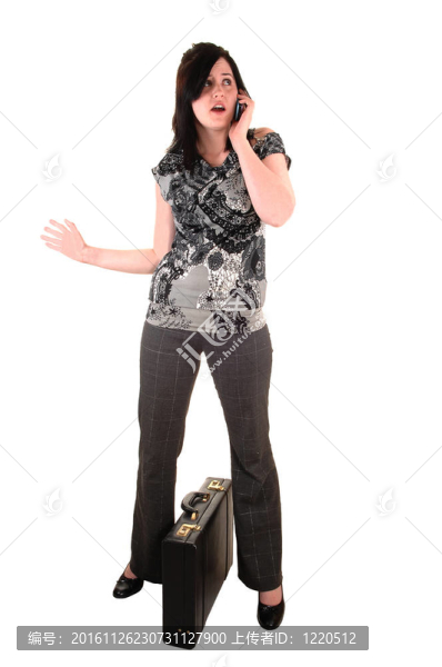 女商人。