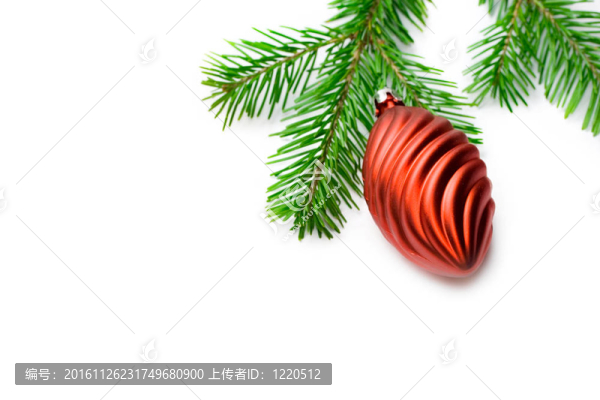 白色圣誕樹裝飾