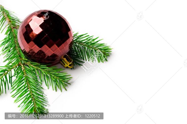 白色圣誕樹裝飾
