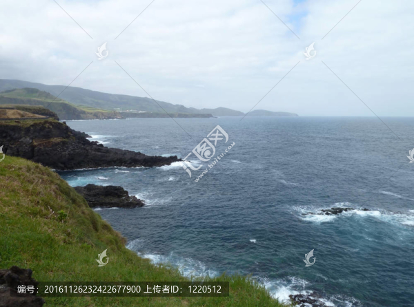 在亞速爾群島沿海風景