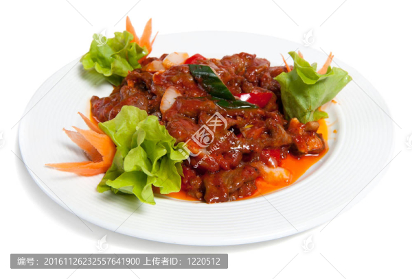 在盤子上烤蔬菜烤牛肉