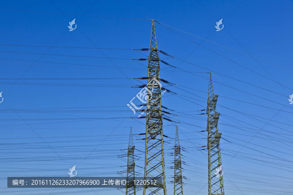 電廠在美麗多彩的草地