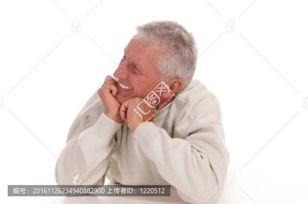 白人老人