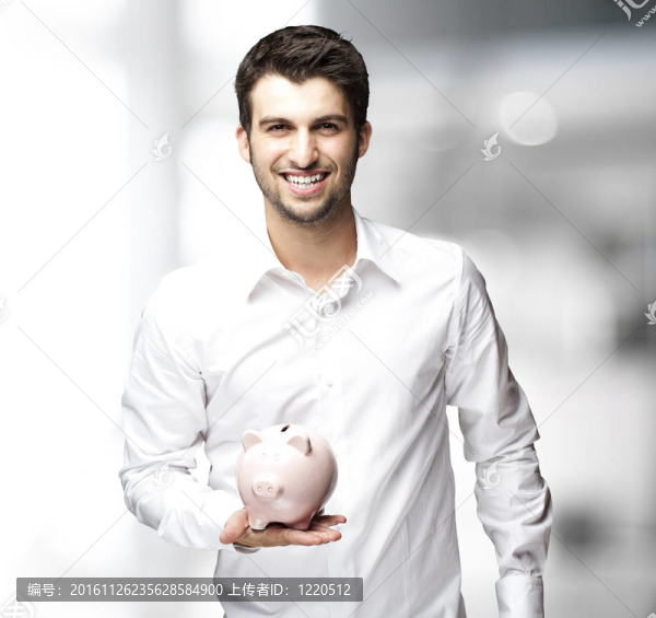 男子與小豬銀行