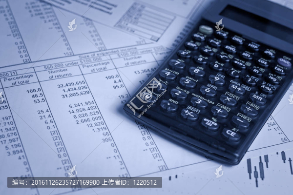 計算器和財務(wù)文件