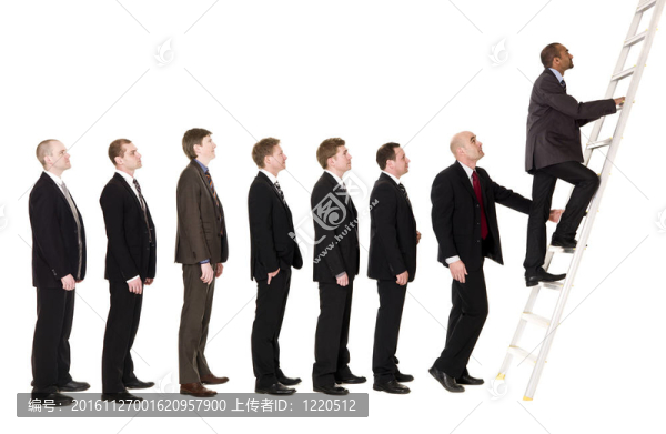 排成一排的人