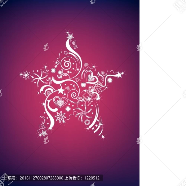 裝飾的明星