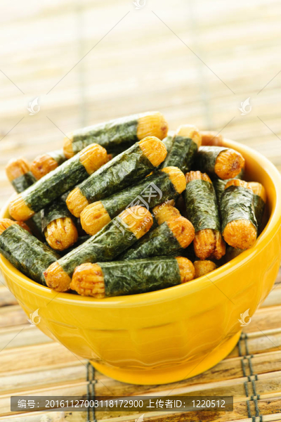 Rice和海藻餅干Nori,Maki