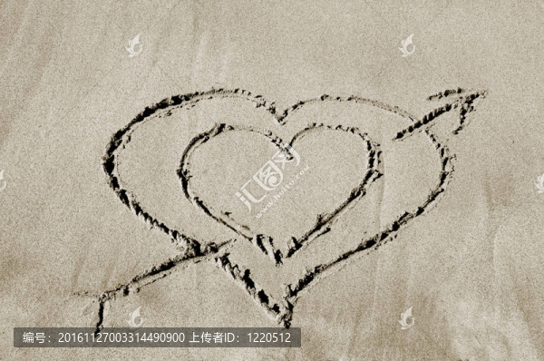 沙子里的心