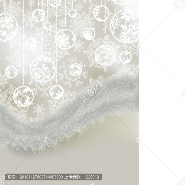 優(yōu)雅的背景與雪花。EPS,8