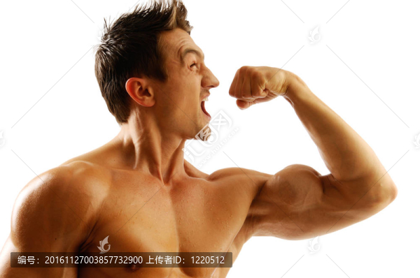 年輕強壯的男人