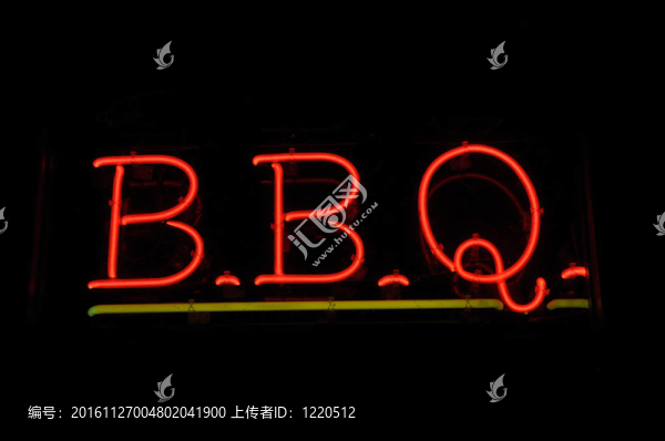 燒烤燒烤霓虹燈標(biāo)志