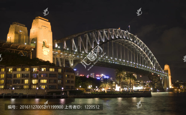 悉尼橋的夜晚