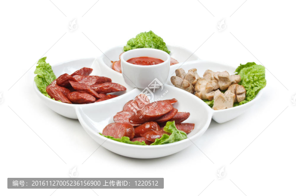 切碎的香腸
