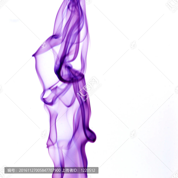 紫色的煙霧