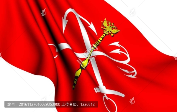 圣彼得堡市俄羅斯旗；