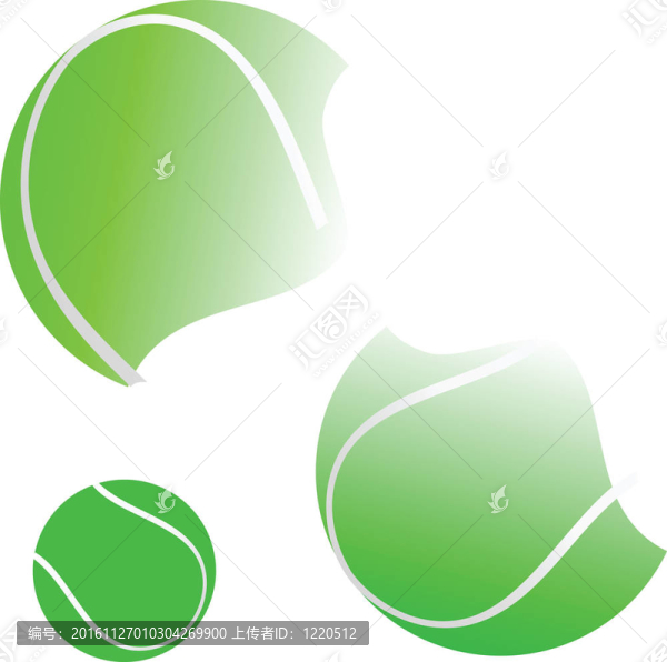 網(wǎng)球的插圖