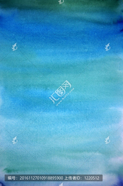 水彩淺藍(lán)色手繪藝術(shù)背景