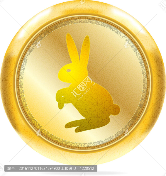 兔隔離金鈕扣