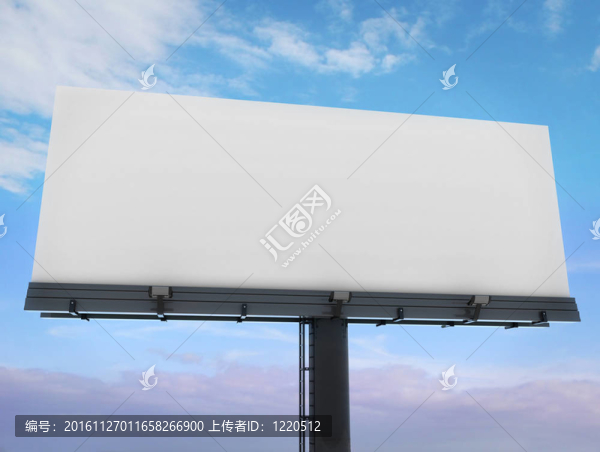 空白廣告牌