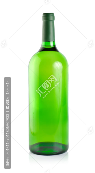 一瓶白葡萄酒