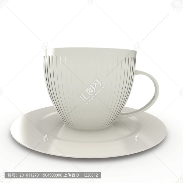 3d空咖啡杯