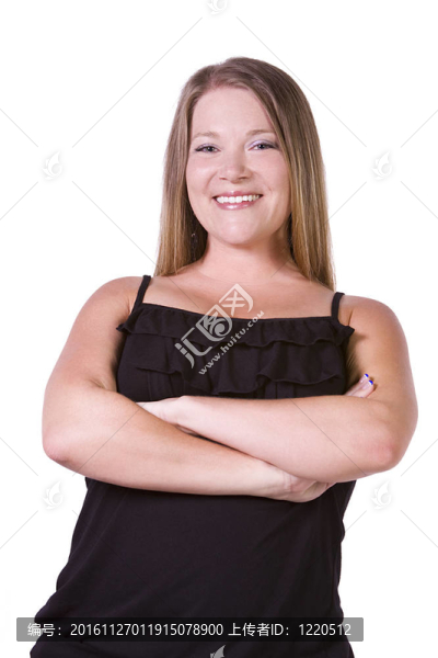 美麗的女孩站起來