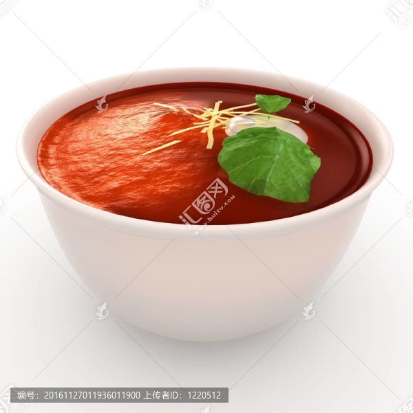 3D美味健康番茄湯