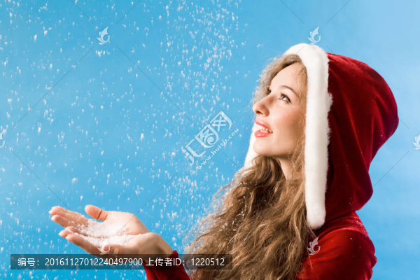 享受降雪