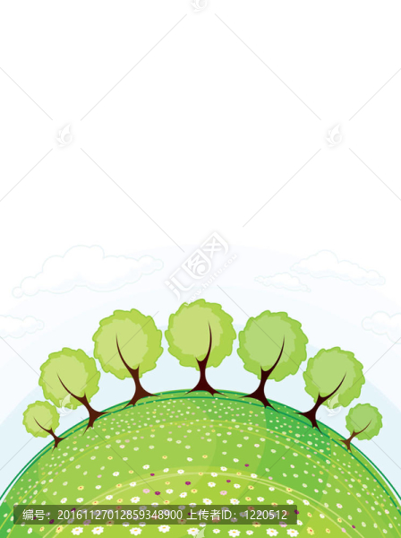 夏季或春季自然景觀