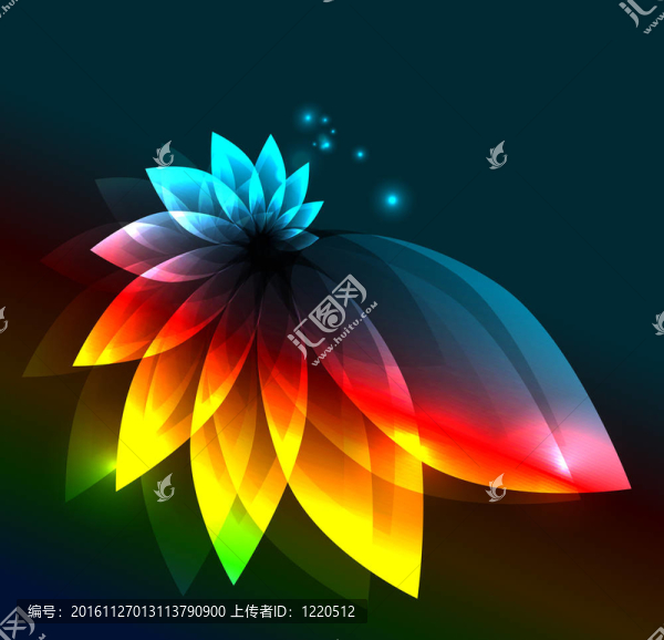 抽象發(fā)光的背景
