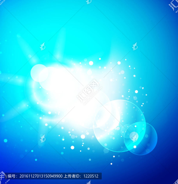 彩色背景球