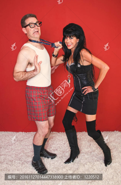 人是害怕Dominatrix,Woman