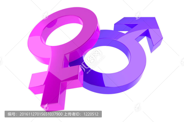 3d女性與男性的標(biāo)志