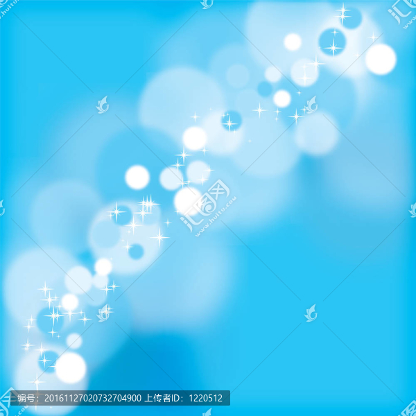 摘要baubless藍(lán)色背景。插畫。