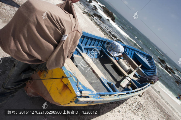 海灘上的船