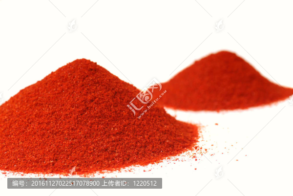 新鮮的匈牙利紅椒粉