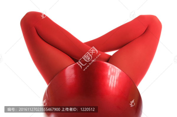 女腳穿紅襪